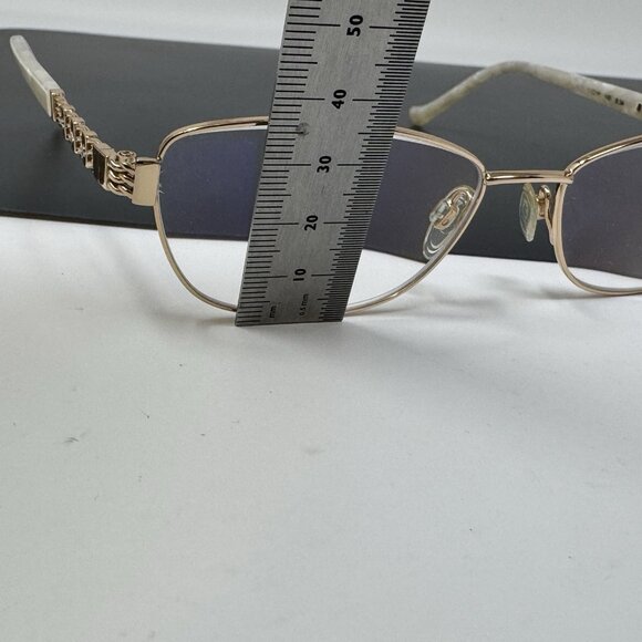 Tura R574 Gold /ivory 52-16-140 Women’s Eyeglass FRAMES ONLY - Picture 9 of 11